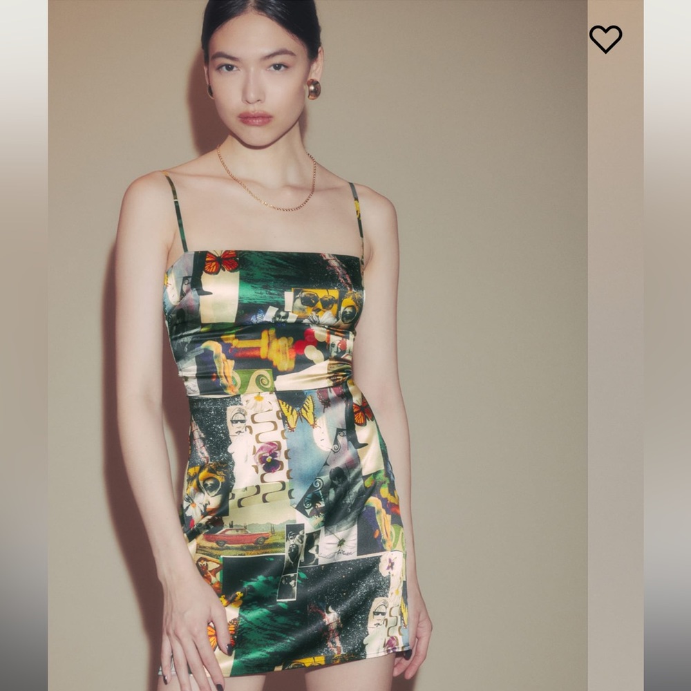 Reformation Kosta Silk Dress